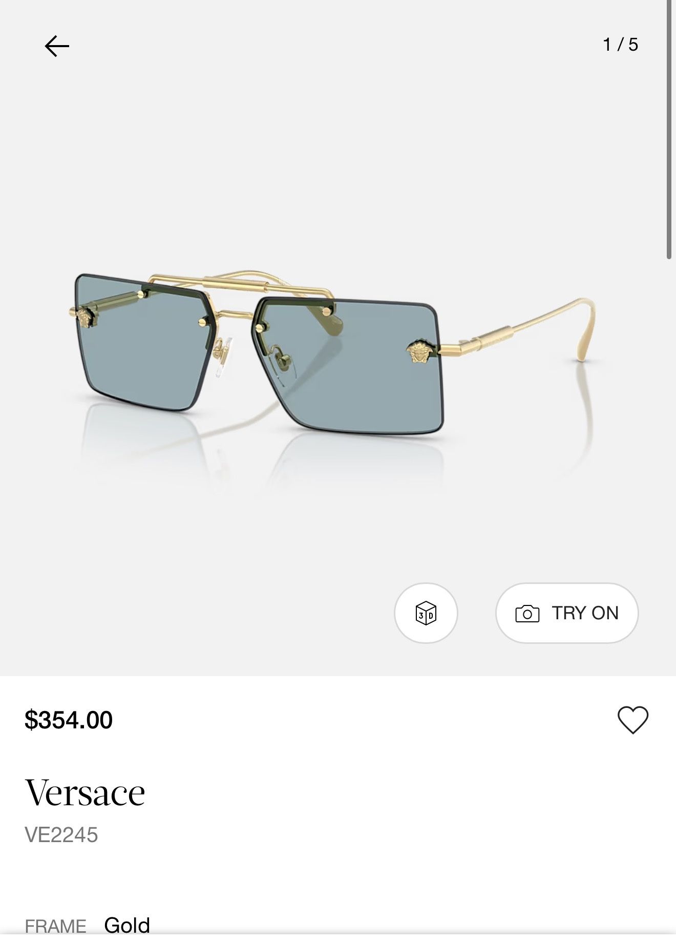 Versace Sunglasses 