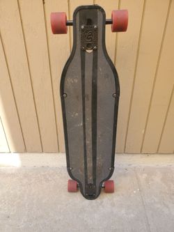 Gullwing Sidewinder II trucks on Yocaher longboard
