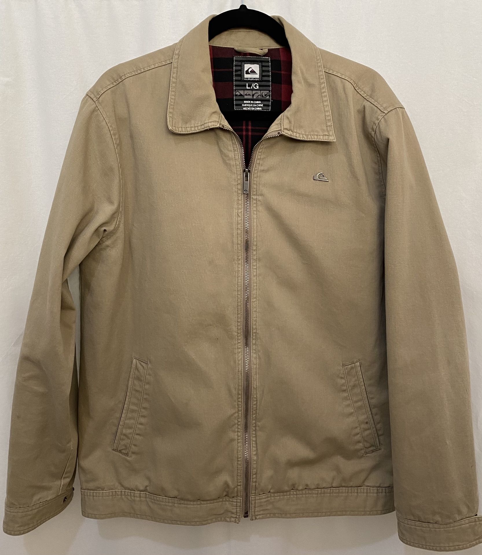 Quicksilver Jacket , Beige Or Tan, Size L