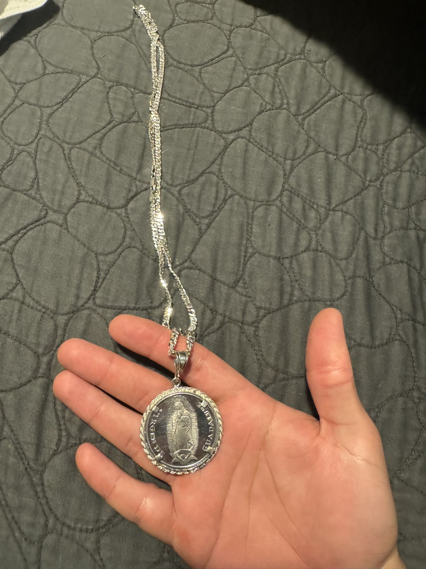 San Judas Real Silver Chain