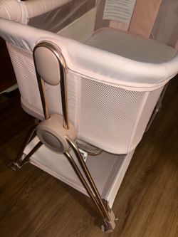 Pink Bedside Bassinet