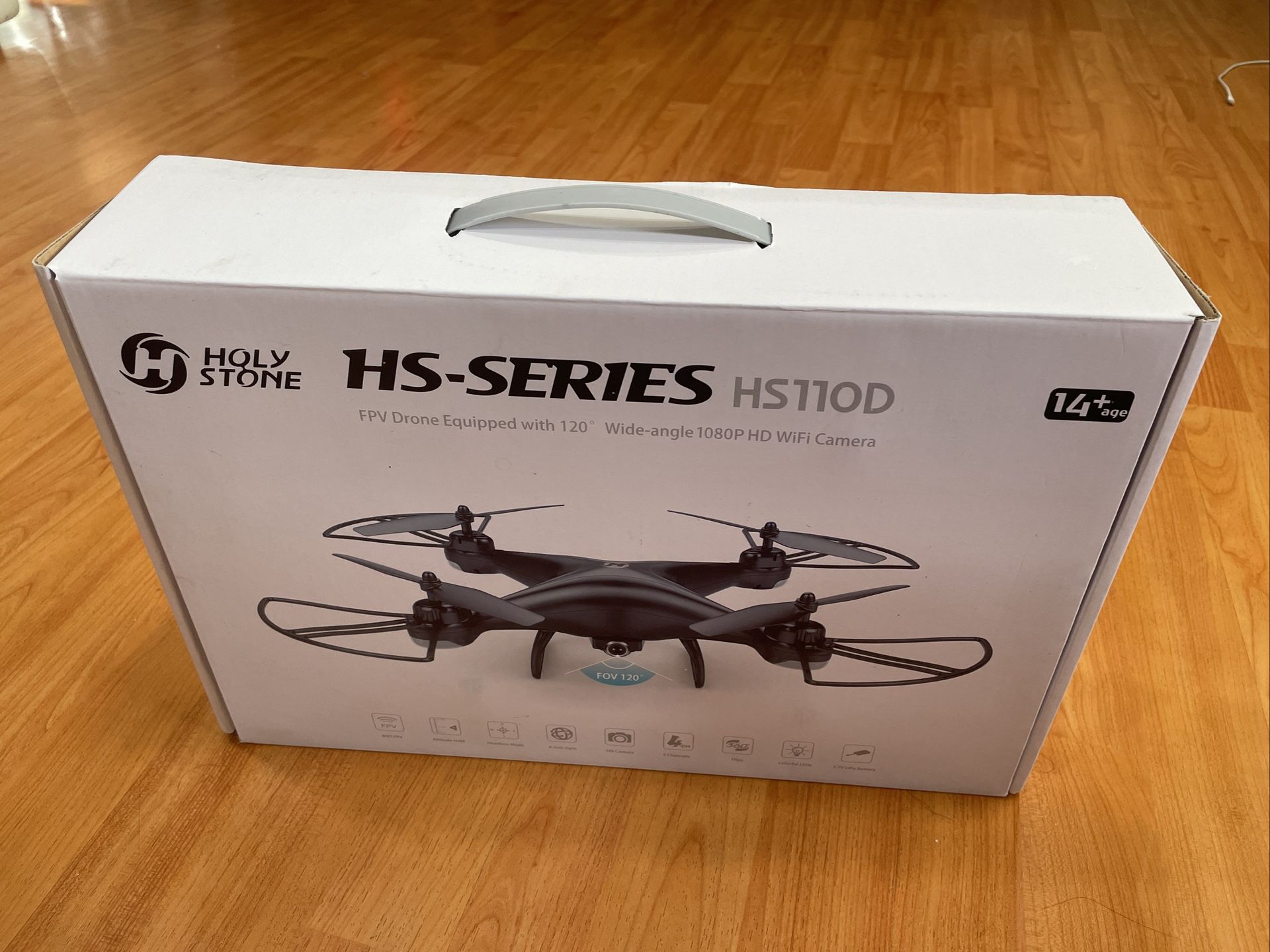 Holy Stone HS110D FPV Drone Equipped with 120 Degree Wide Angle 1080p Camera