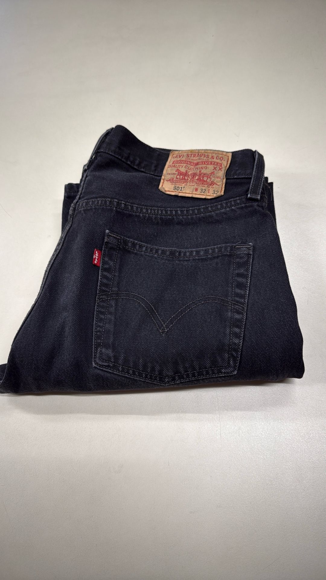 Levi 501 Black Jeans