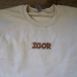 Tyler the Creator IGOR Embroidered Sweatshirt | Tyler the Creator Merch | Igor Sweatshirt
