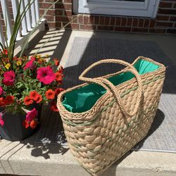 Straw Beach Bag (Sturdy )