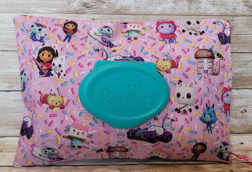 Gabby's Dollhouse Pampers Wipes Cover