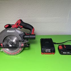 Cordless Circular Saw + Battery and rapid charger 