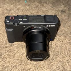 Sony- Zv-1 20.1- Megaphone Digital Camera For Content Creators And Vloggers- Black 