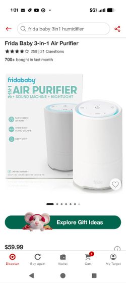 3 in 1 Air Purifier By Frida