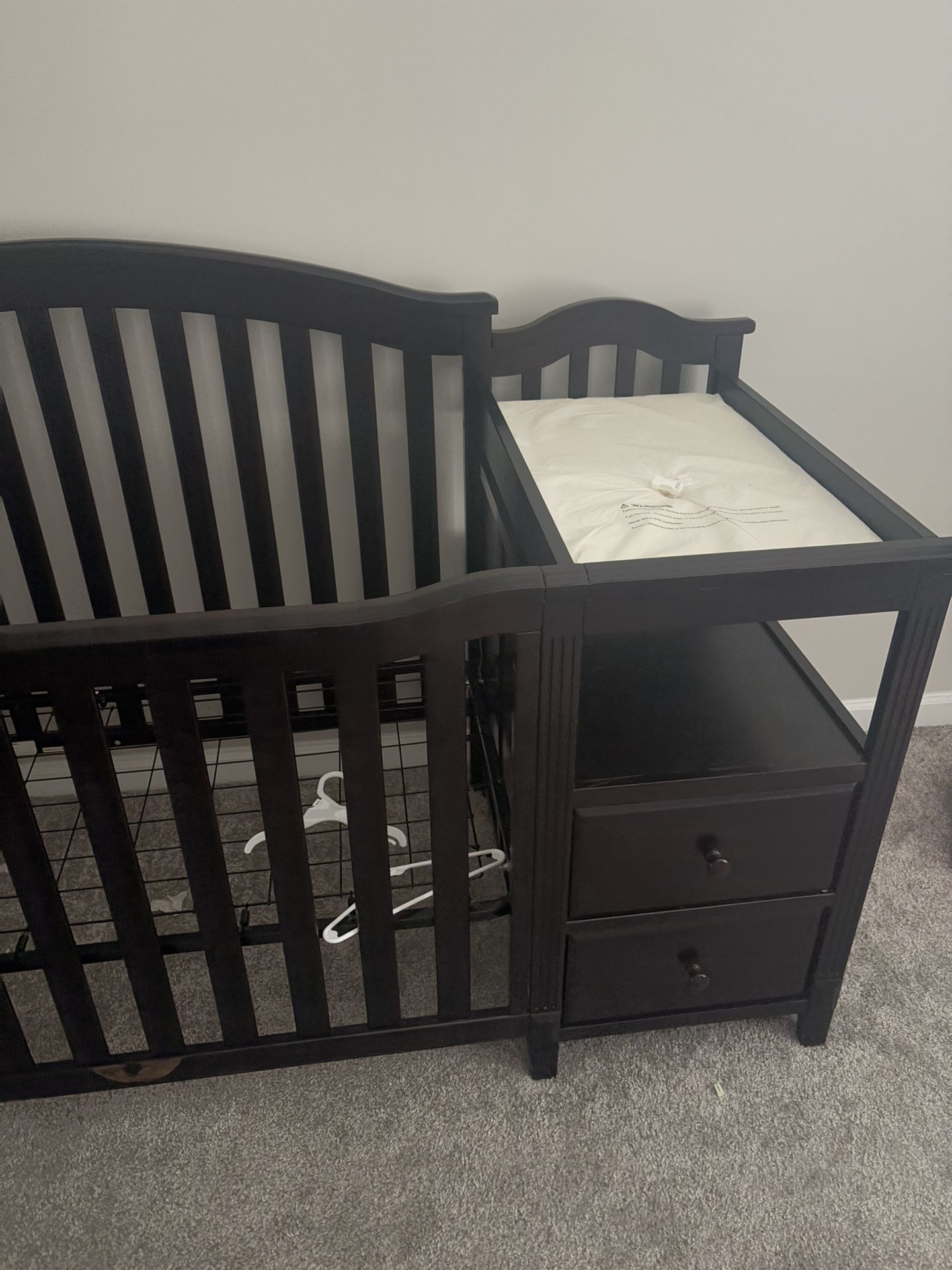 4-in1 Mini Convertible Crib and Changer