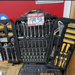 168pc Tool Set Deko Auto Home Tool Kit