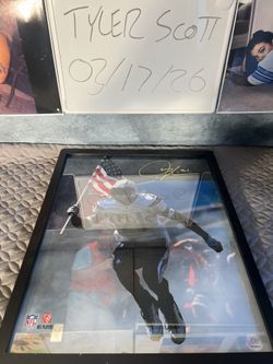 Lt Autographed Picture Framed