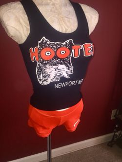 HOOTERS UNIFORM COSTUME OUTFIT XS