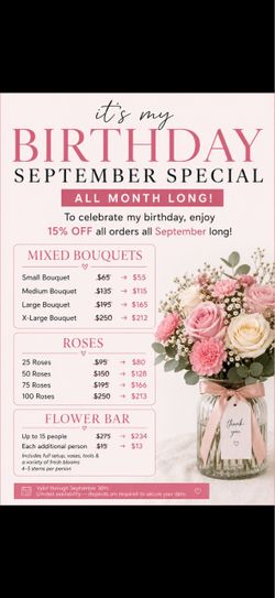 Flowers (SEPTEMBER Special)