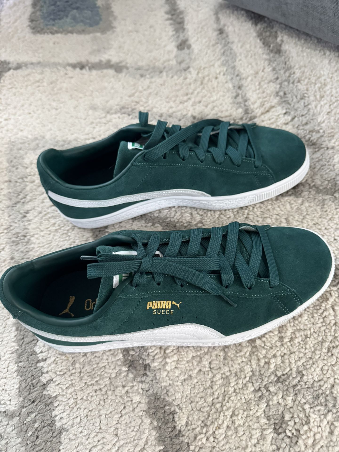 Dark Myrtle Suede Classic Pumas- Men’s 11