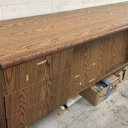 Credenza wood pair