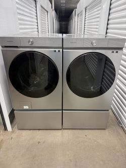 Samsung washer and electric dryer