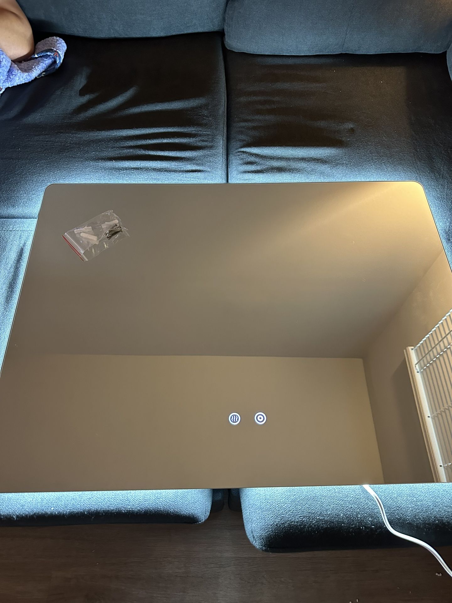 LED Bathroom Mirror 24x32 Lighthed Vanity Makeup Mirror