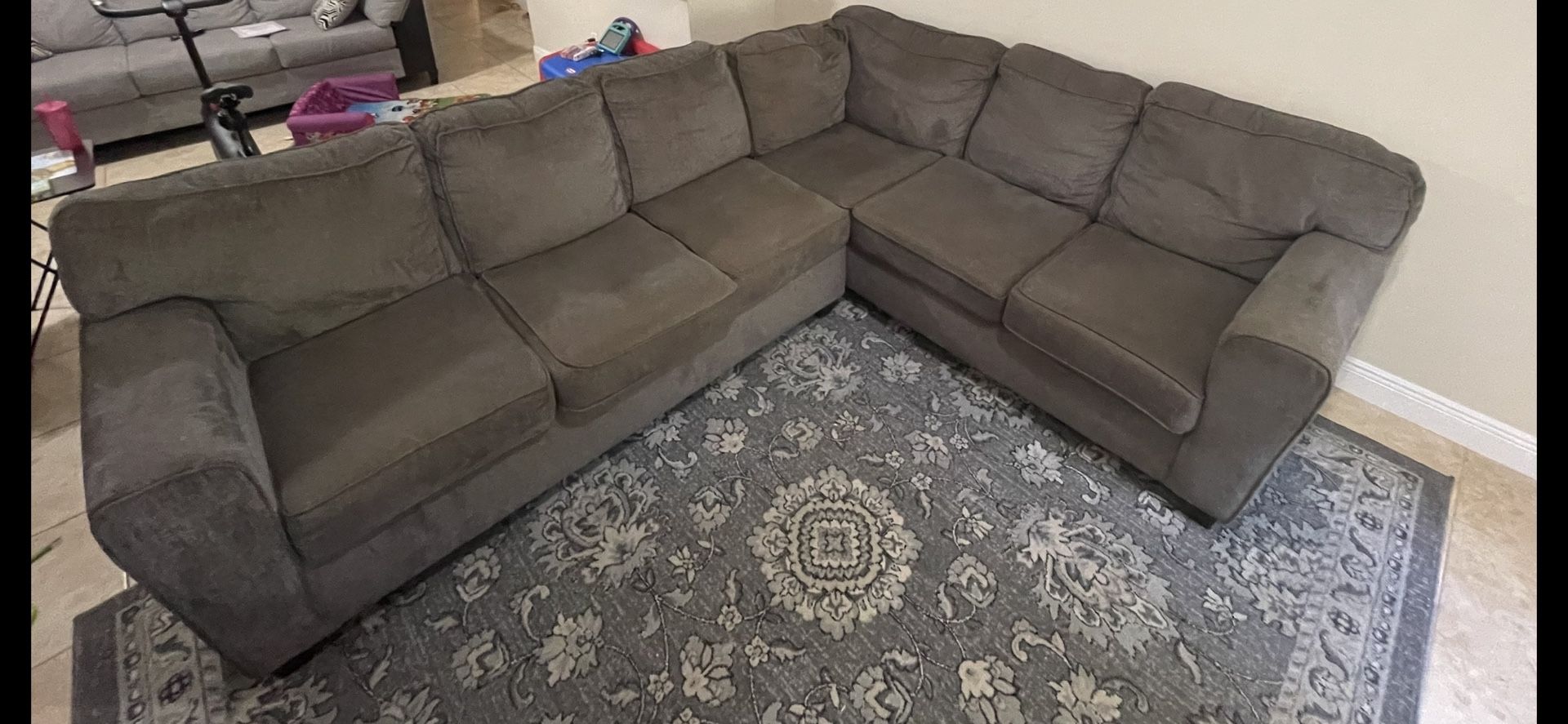 TWO PIECES OF COUCH