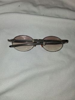Cartier round frame glasses