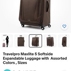 A travel Pro Max Light Suitcase