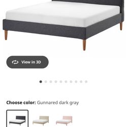 Queen Bed frame And Mattress 
