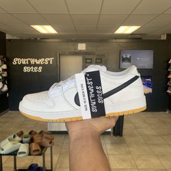 Nike Sb Dunk Low White Gum Size 10.5 Available In Store!