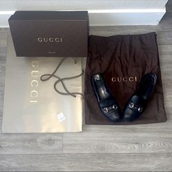 Gucci Twiggy Calf leather flats size 36