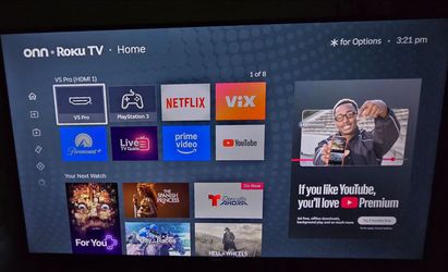 Onn 50" inch 4k LED Roku Smart TV