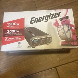 Energizer 1500w/3000w Peak Power Inverter