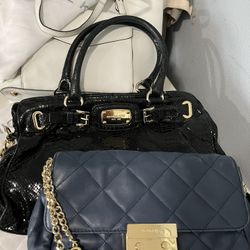White Black And Navy Blue Michael Kors 