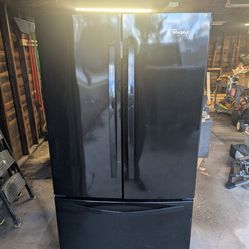 Black Whirlpool Refrigerator