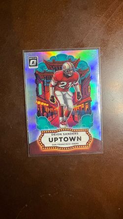 Deion sanders uptown football card