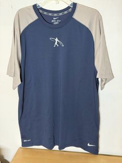 Nike Ken Griffey Jr Swingman Dri-FIT Raglan Shirt Men’s XL Blue Gray 2012