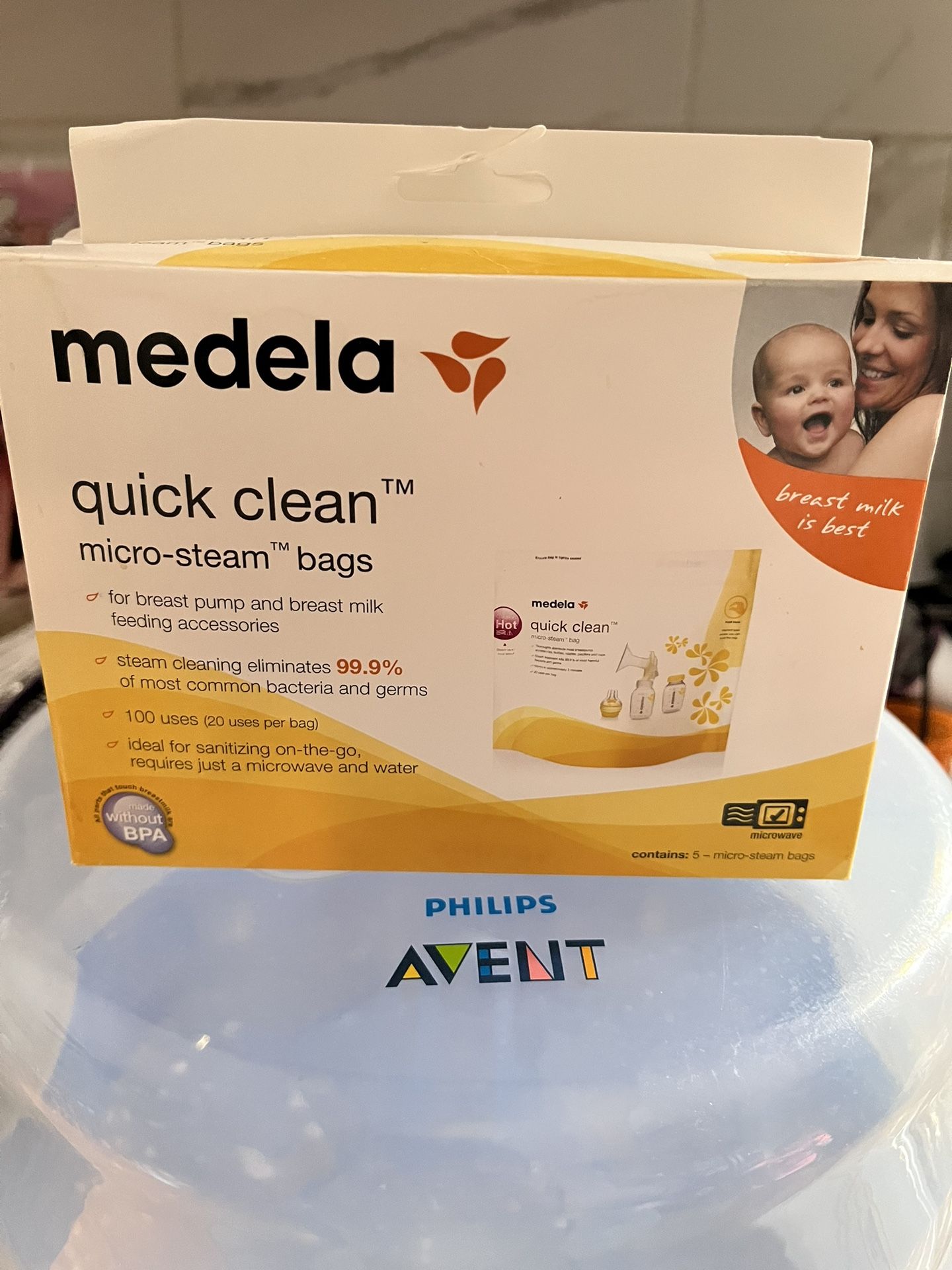 Philips Avent Bottle Sterilizer, Sterilizer steaming Bags