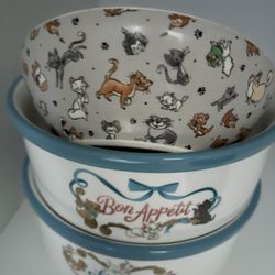 Disney Pet Bowls Aristocats Disneyland Store 