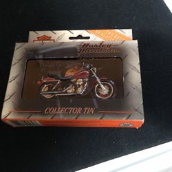Harley Davidson  Numbered Limited Edition Collection Tin with Two Decks Of  Playing Cards
