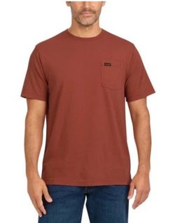 NWT Wrangler Men's Workwear Pocket T-Shirt XXL Red Brick