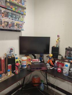 Gaming Desk With Monitor And Mountup