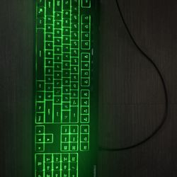 RGB Gaming Keyboard With Volume Wheel.