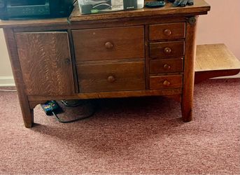 Vintage Oak Doctors ExamineTable