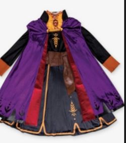 Disguise Disney Anna Frozen 2 Deluxe Girls' Halloween Costume Sz 3/4T