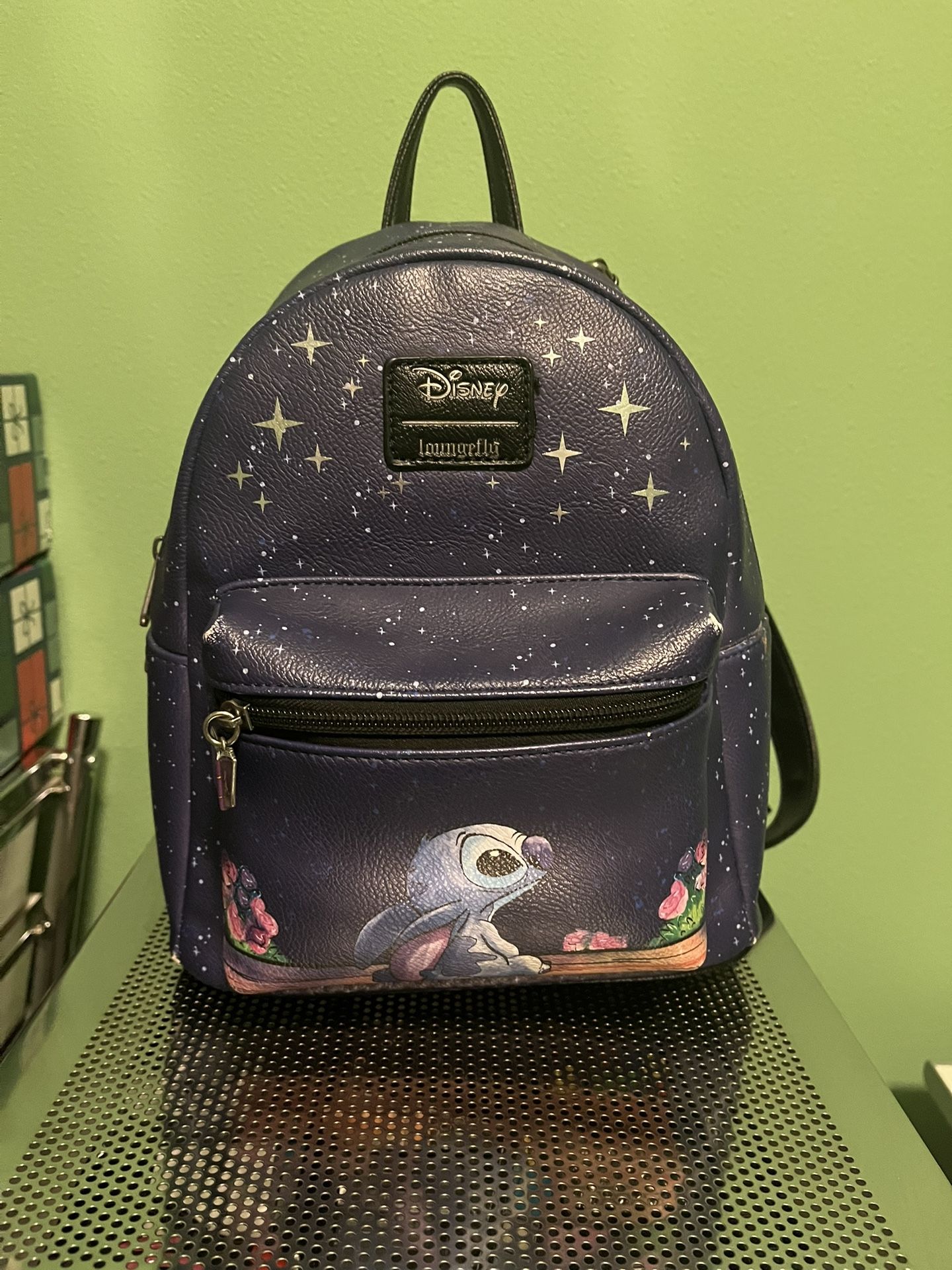disney stitch leather backpack Fast Forward Backpack, Unisex 16-Inch Daypack, PU Leather, Stitch Design, Cute & Spacious, Adjustable Straps : Clothing, Shoes & Jewelry a travel backpack Disney Stitch Starry Night Mini