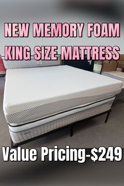 NEW MEMORY FOAM KING SIZE MATTRESS
