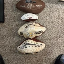 4    3 Collectable Footballs 