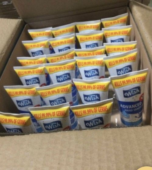 NEW Advanced hand sanitizer 3.38 oz with vitamin E (Box of 24)