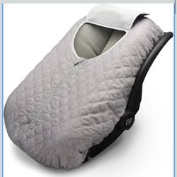 Travel Bug Winter Car Seat Cover - Heather Grey