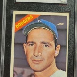 1966 Topps #100 Sandy Koufax SGC 2