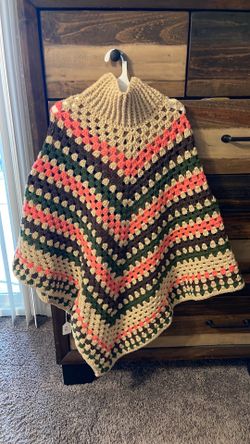Crochet poncho