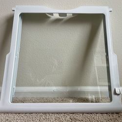 GE Side By Side Refrigerator Snack Pan Glass Shelf Part# WR71X10685